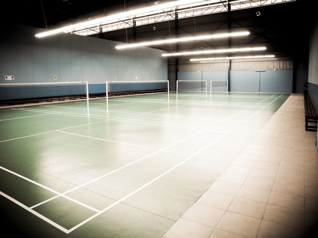 synergy badminton court
